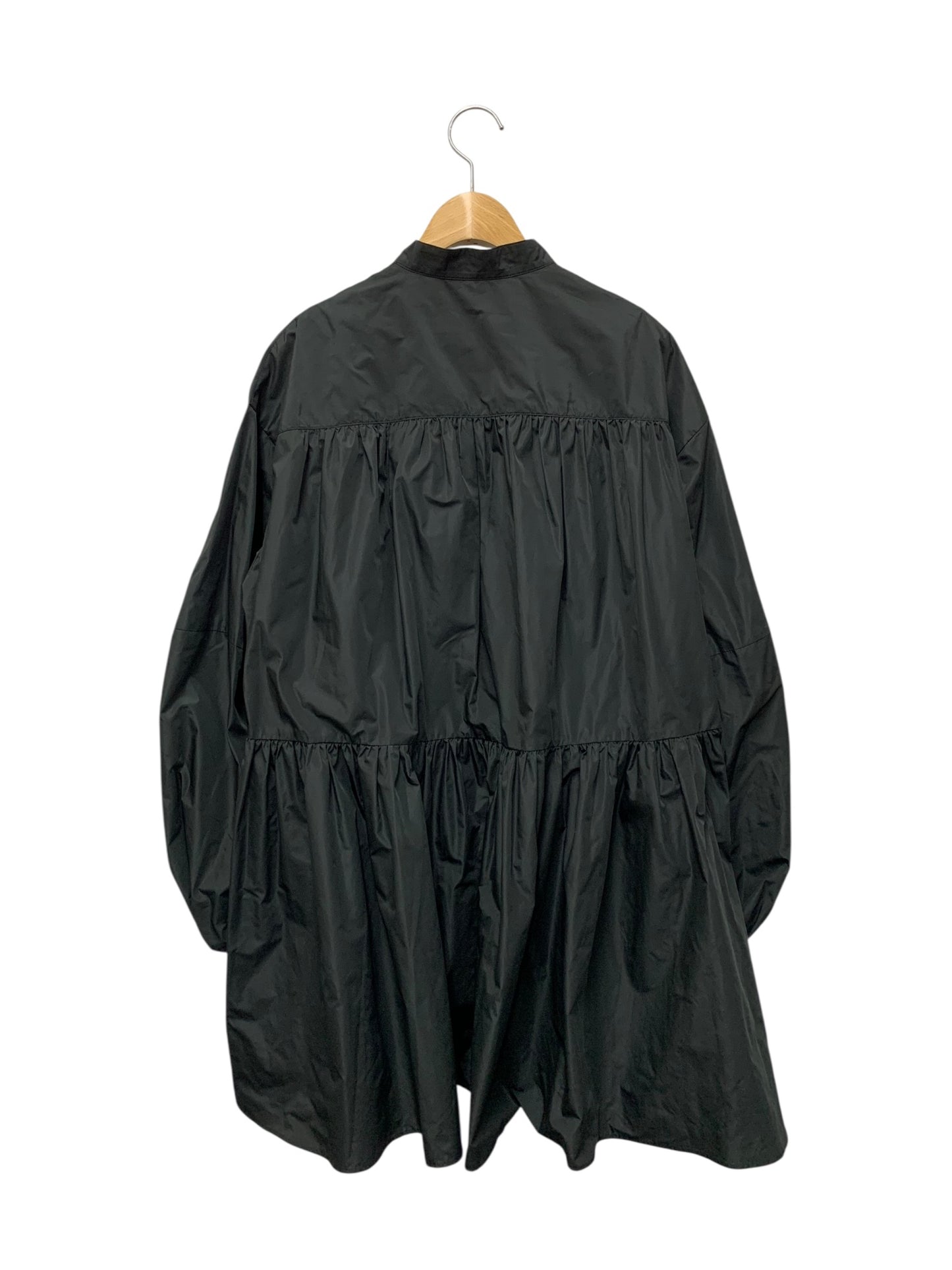 ルフィル 534-3110106 ブラウス F ブラック ライトタフタギャザー ITRWXRQUZZPC