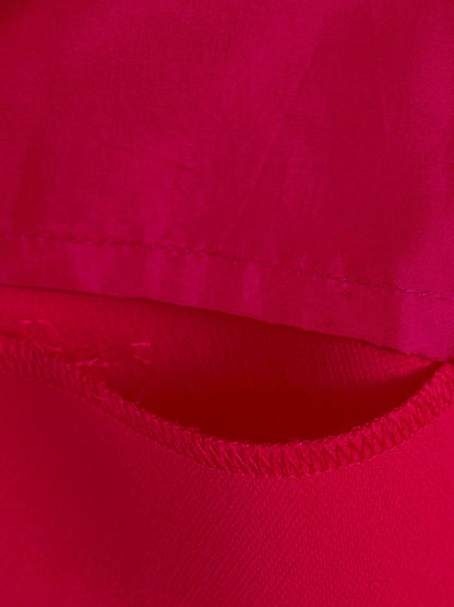 アドーア ミドルジョーゼットワイドパンツ 531-9230110 38 レッド IT54AYUO689K