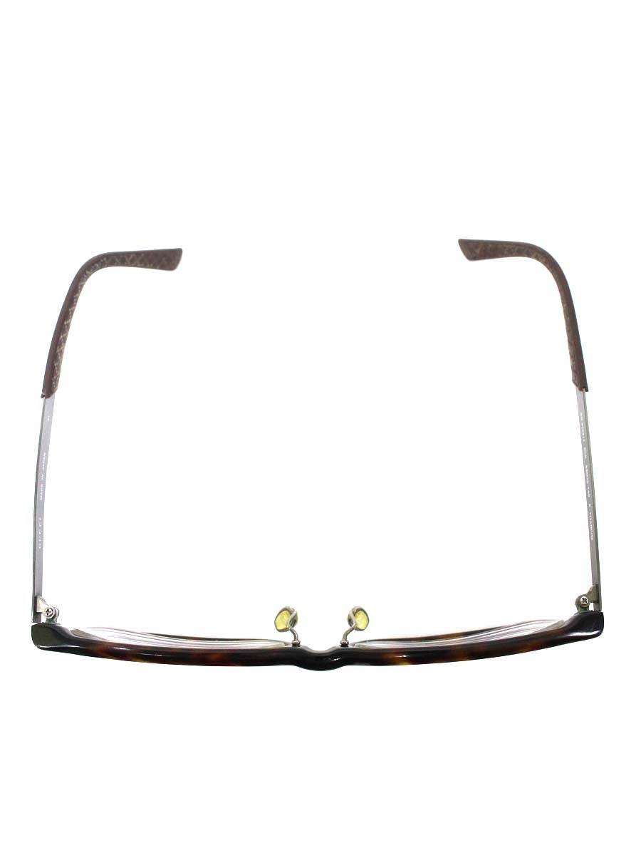 グッチ GG 9102/J メガネ ブラウン シェリーライン コンビフレーム フルリム スクエア チタン ITS9BW8YAIJ0