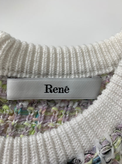 ルネ 6412080 ワンピース 38 マルチカラー ツイード ITN71Q2RTJM8