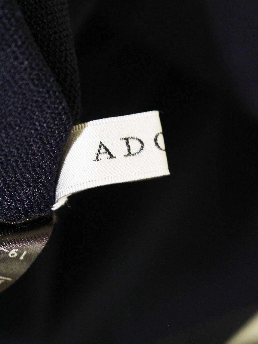 アドーア クリアヴィスコースニットタイトスカート 531-9272906 38 ネイビー ITG5KT6DLCBO