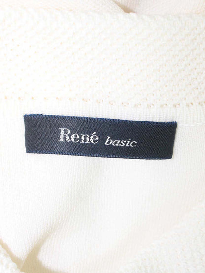 ルネ 5012330 ニット 34 ホワイト ハート ロゴ ワッペン ITXOJ392S1DC