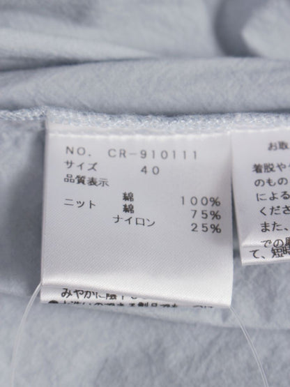 エムズグレイシー Athlesure Blouse 910111 シャツ ブラウス 40 ライトブルー IT4K9HRVZLIK