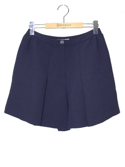 ルネ 6525160 パンツ 34 ネイビー キュロット タック ITB8M3WHXRNK 【SALE】