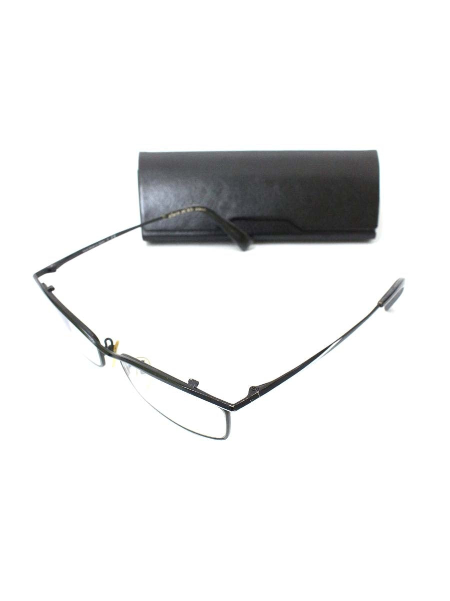 アランミクリ A02032TD メガネ ブラック/ホワイト メタルフレーム フルリム スクエア ITHVWQ15K2J2 【SALE】