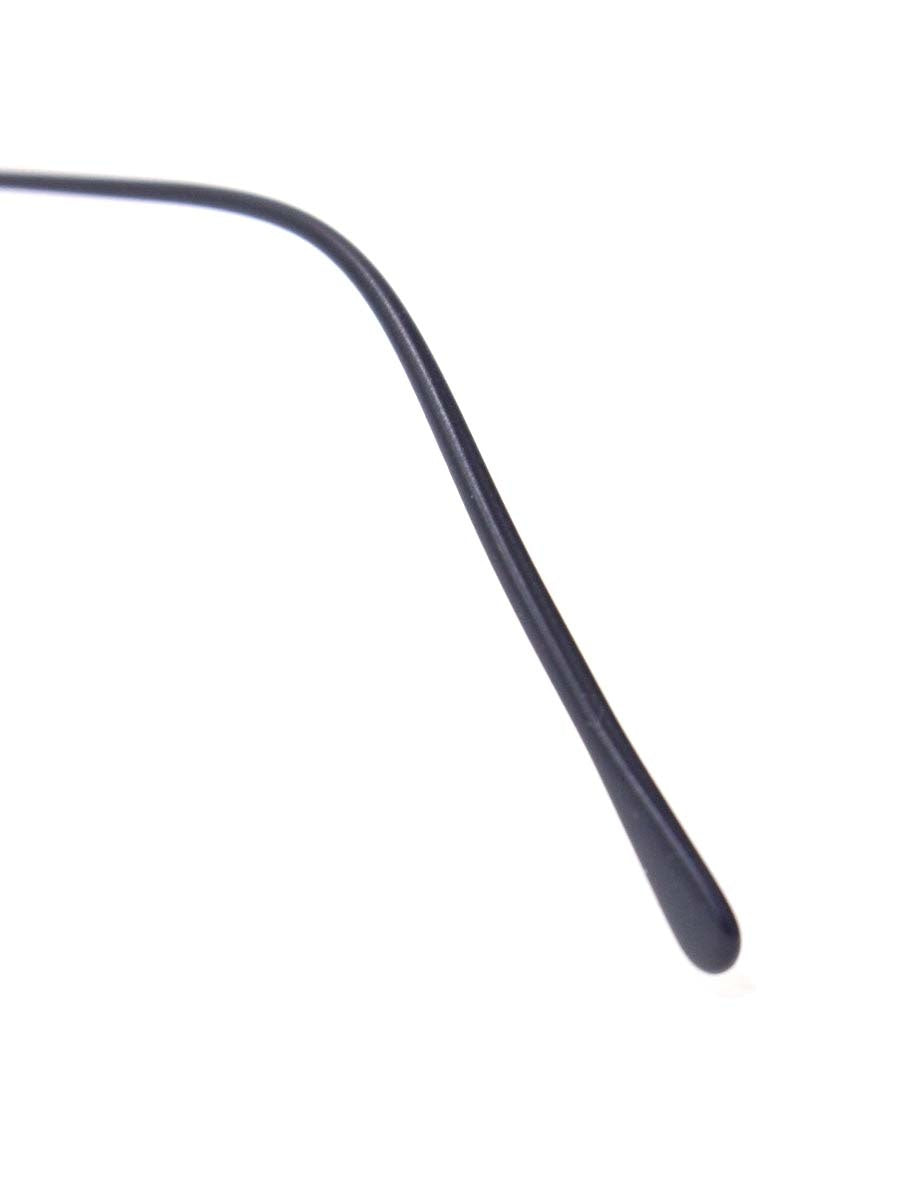 ツブラ T-08 メガネ ネイビー メタルフレーム フルリム ボストン ITPBBOB3UFED 【SALE】