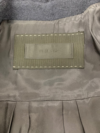 トゥービーシック W5B60-262-29 ショートコート 40 ネイビー ラビットファーポンポン付きリボン ITD6V0YJXOGE