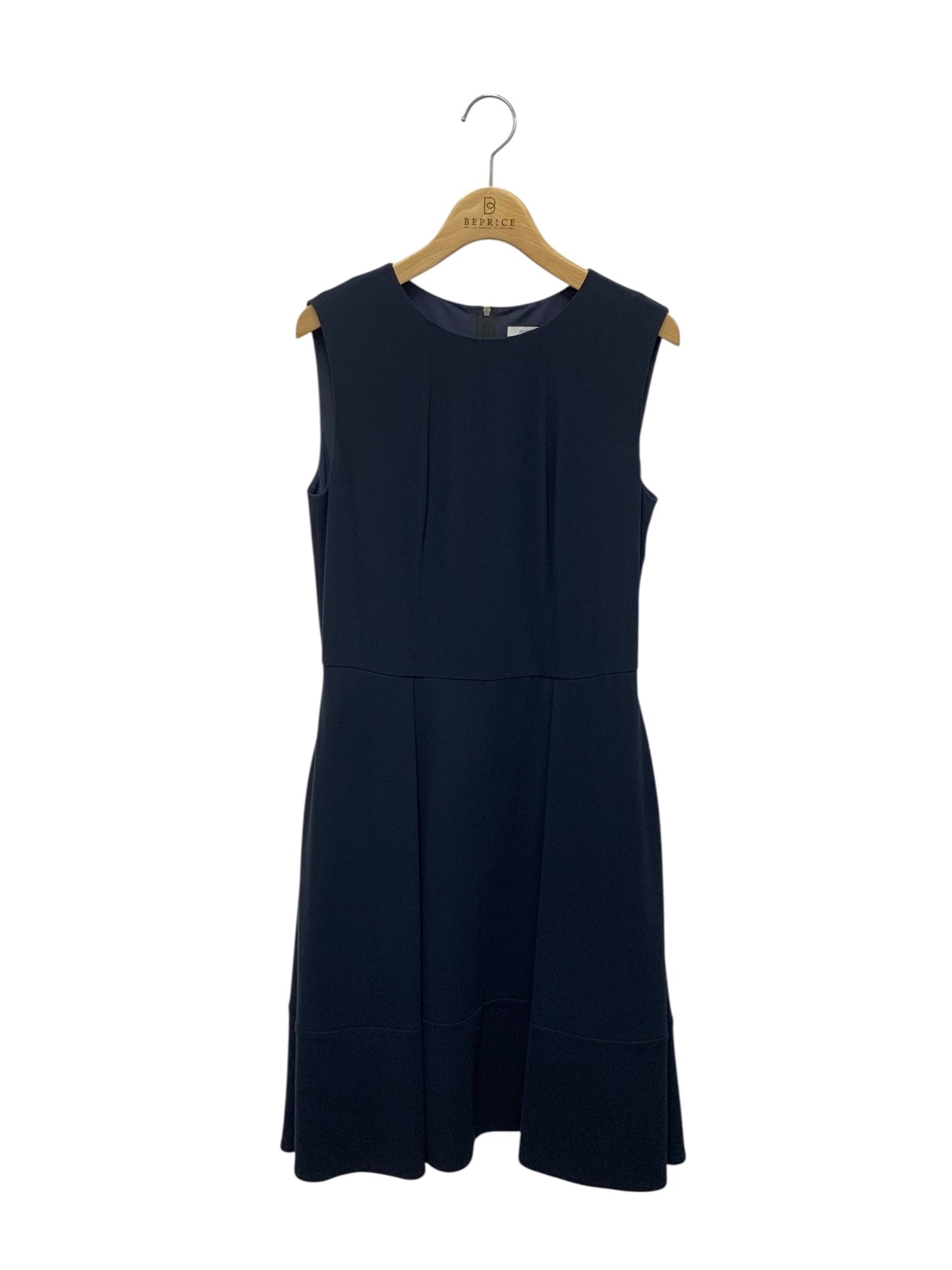 フォクシーニューヨーク Fold Over Fit And flare Dress 35962 ワンピース 38 ネイビー ITGA31T165VK