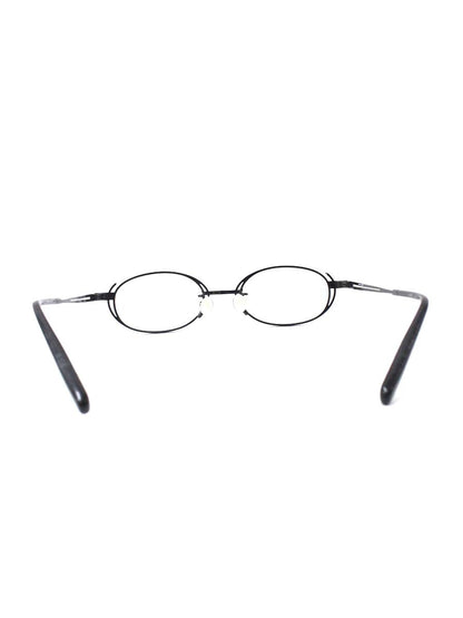 タカノリユゲ YUGE COLLECTION NEWMARBLE30 TY-104 メガネ ブラック メタルフレーム フルリム オーバル IT3V7TBHQZE3 【SALE】