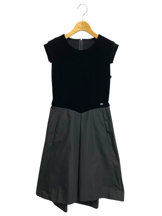 ベロアノワール by フォクシーニューヨーク 33686 ワンピース 40 ブラック 切替え ITZVAF3CHPQW