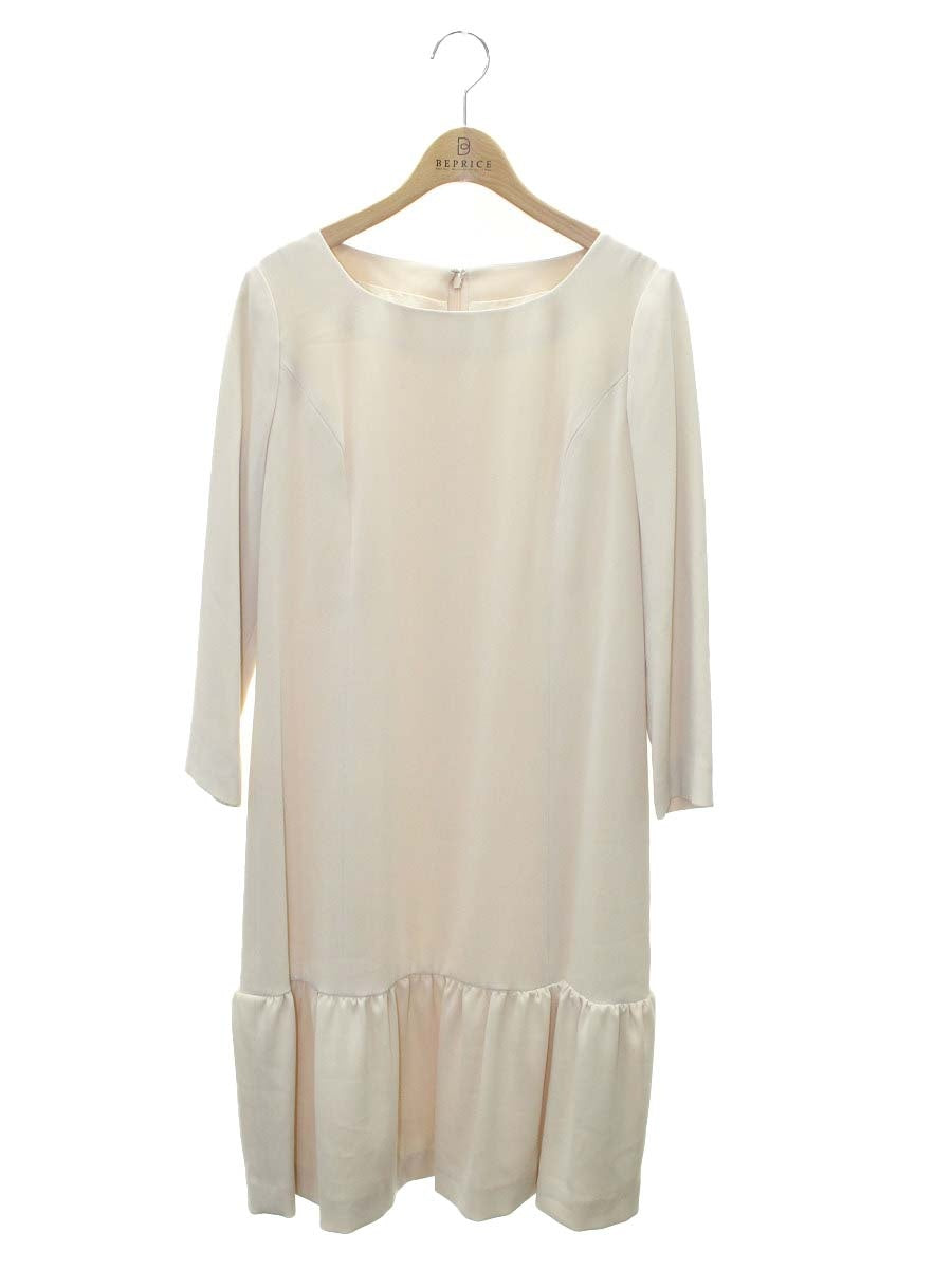 【未使用タグ付きHarrods ハロッズ】７部袖 ワンピース ベージュ サイズ３ ハロッズ通販 | 中古ブランド品・古着洋服 | ビープライス