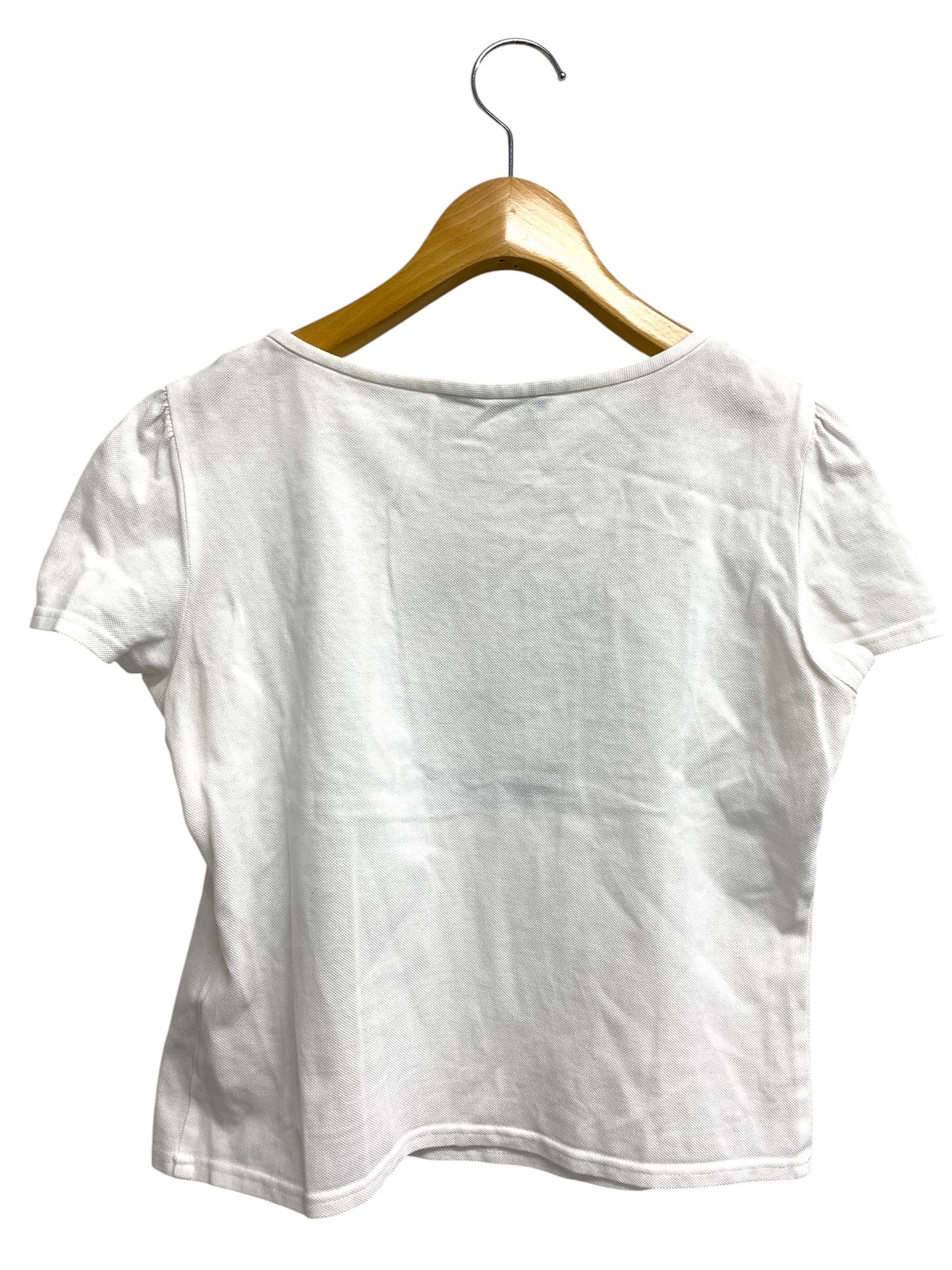 エムズグレイシー SpangleｘEmbroidery T-shirt 915307 Tシャツ  38 ホワイト フラワーモチーフ IT7D3Q8QUB1C