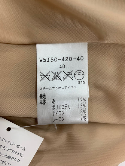 トゥービーシック W5J50-420-40 Pコート 40 ベージュ ウール混 ITGJ9KBDLWDS 【SALE】