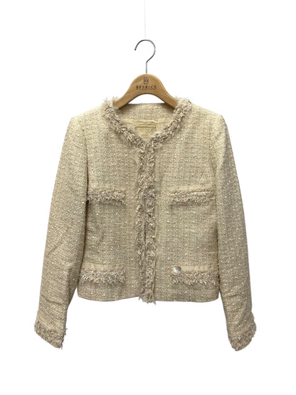 フォクシーブティック クラシックツイード 35283 ジャケット  38 ベージュ ITCPH7W5M92S 【SALE】