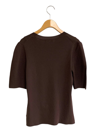 エムプルミエクチュール ニット F728-008 38 ブラウン ITOMJNQ3NRFY