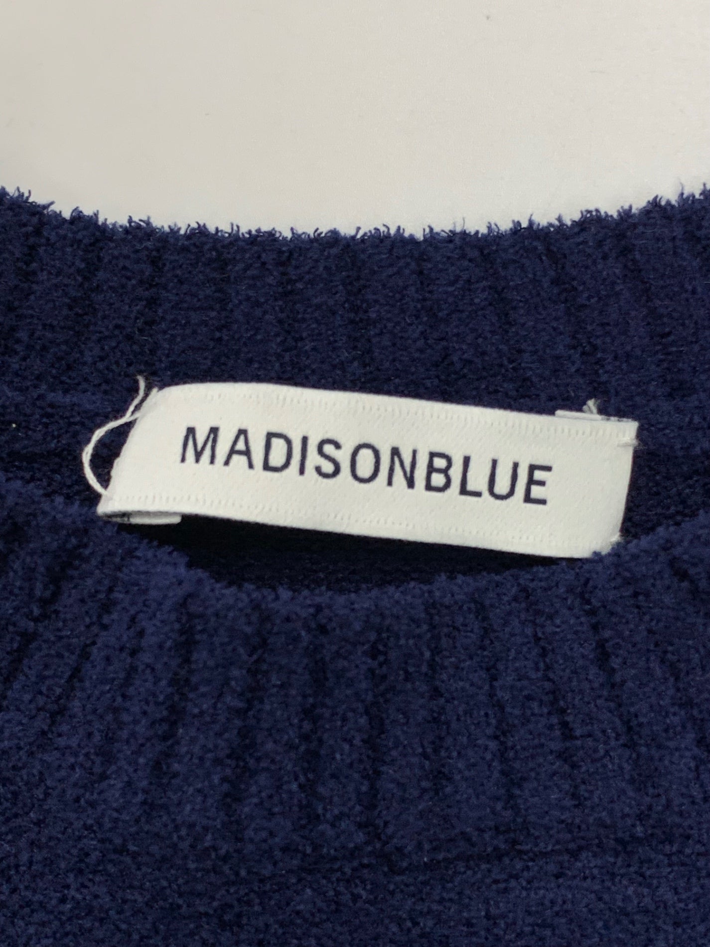 MADISON BLUE マディソンブルー 23AW HELLO CREW L/S PO MOLE ニットセーター MB234-8003 ブラック 01 マディソンブルー HELLO CREW L/S PO MOLE KNIT MB234-8003 01