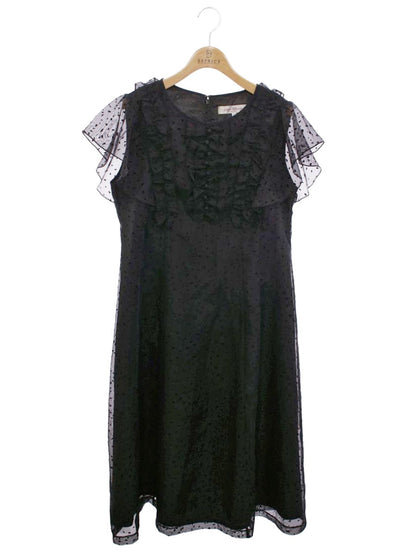 スーパービューティー ワンピース 42 ブラック フリル レース ITA0NY3R6SW0