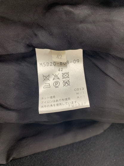 エポカ M5B20-808-09 コート 42 ブラック リーラエアリーウール ITCSG73JOW00