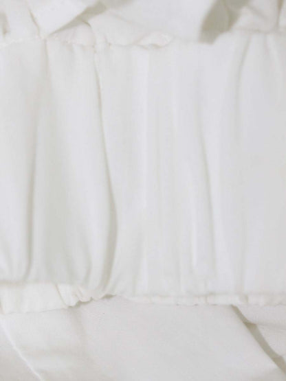 ヨリ YR2221-010SP ブラウス 38 ホワイト カットソー フリル ITGI22HFRG98