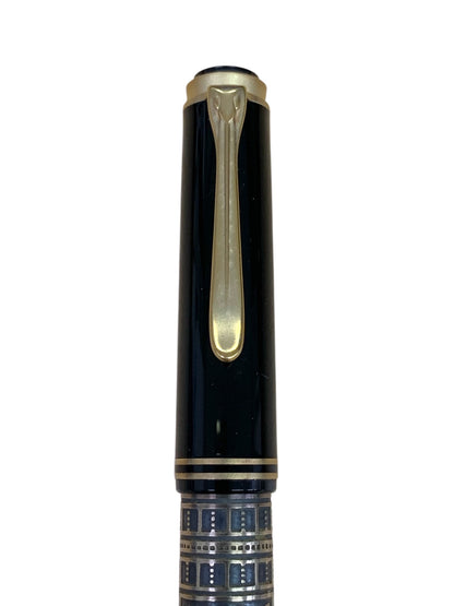 ペリカン 万年筆 スーベレーン M700 トレド ブラック/グレー EF 18C-750 IT9BASW43R38