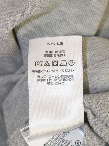 ポロラルフローレン SSKCCLM1-SHORT SLEEVE-KNIT ポロシャツ L グレー BEAMS別注 ITUBLQIFVSHE
