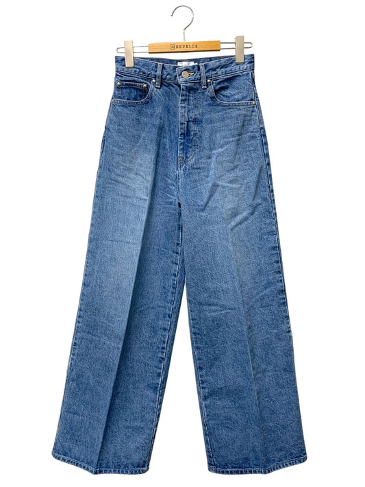 ヨリ Janeワイドデニム YR22-24185AW パンツ 34 ブルー ITOI2A9GFEDS