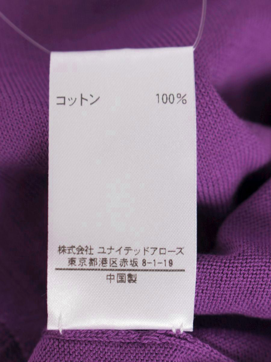 ブラミンク SC 16G CN SSL ニット  7918-106-0049 半袖ニット 36 パープル コットン ITCB29RV97IE