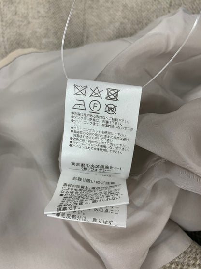 フォクシーブティック Dress Cocoa Tweed 40083 ワンピース 38 ベージュ ITCTNJSHI3GB