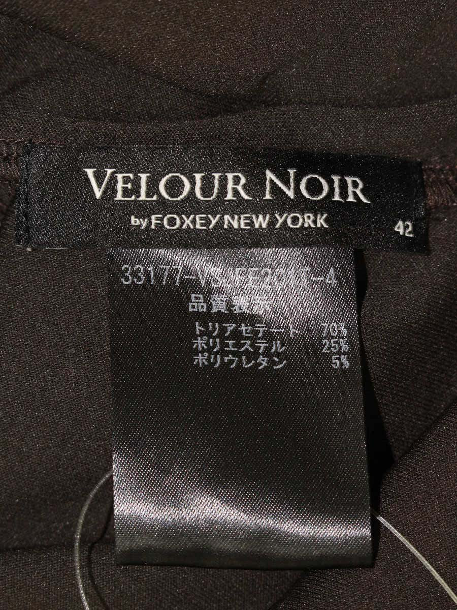 ベロアノワール by フォクシーニューヨーク パワーショルダー 33177 パーカー 42 ブラウン ベロア ITI8DUQIW96S