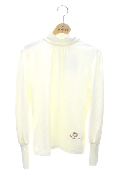 エムズグレイシー 415604 トップス 38 アイボリー ギャザータートルカットソー ITCSGKZM5QYS