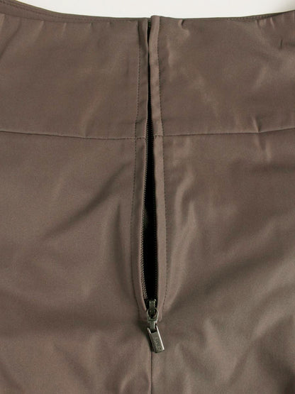 フォクシーニューヨーク Out Pleat Skirt 34457 42 ブラウン アウトプリーツスカート IT3B91SXCYKO
