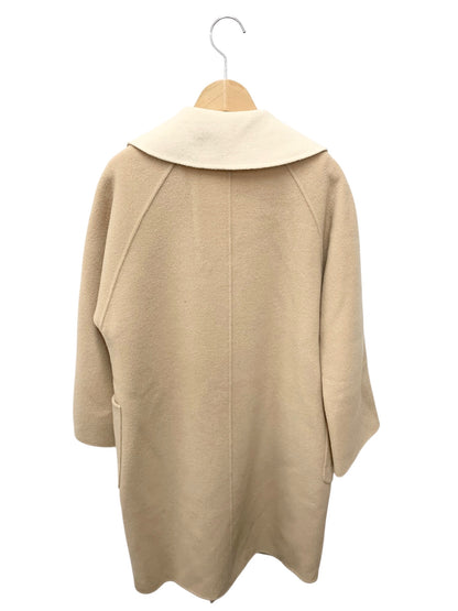 ウィークエンドマックスマーラ 501603196 チェスターコート 38 ブラウン ウール リバーシブル ITXHCZLWHN7Q