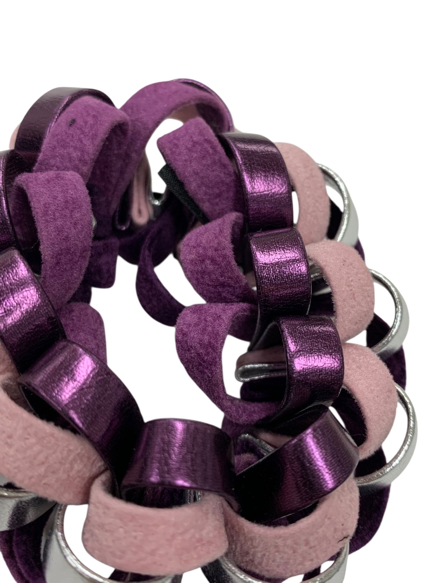 アッカ シュシュ パープル ヘアアクセサリー ヘアーゴム ギャザー ITVKQOB842X6