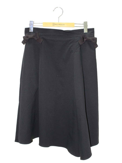 エムズグレイシー Asymmetry Skirt 917338 スカート 40 ブラック ITFDUY8HYRTW