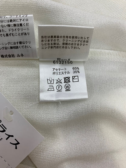 ルネ 6132150 トップス 36 ホワイト パール ロゴプレート ITS1NFX7K8AW
