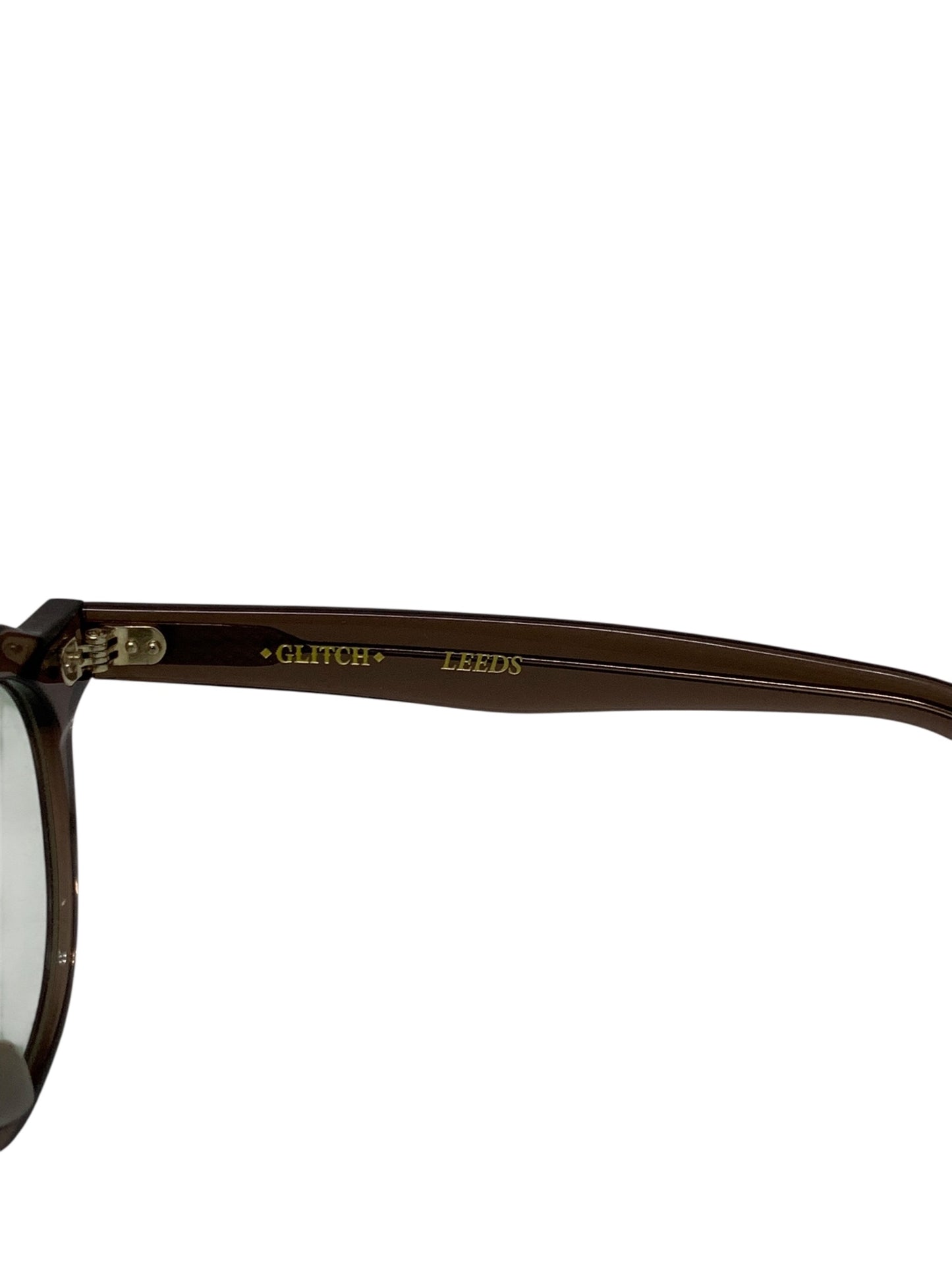グリッチ LEEDS GLH-1013 メガネ ブラウン リーズ セルフレーム フルリム ボストン ITU7DC63SAA8 【SALE】