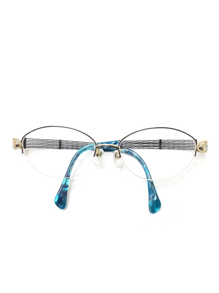 ラインアートシャルマン XL1653 眼鏡 ブルー/ゴールド マーブル ラインストーン ITAC7839Q3NW 【SALE】