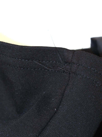 エムズグレイシー 015304 カットソー 38 ブラック 切替 ロゴ刺繍 IT8W9NGIJHRS