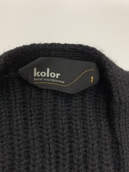 カラー ボリュームウール両畦 22WGM-N07304 ドッキングカーディガン 1 ブラック 22aw IT1LLVVPILXC 【SALE】