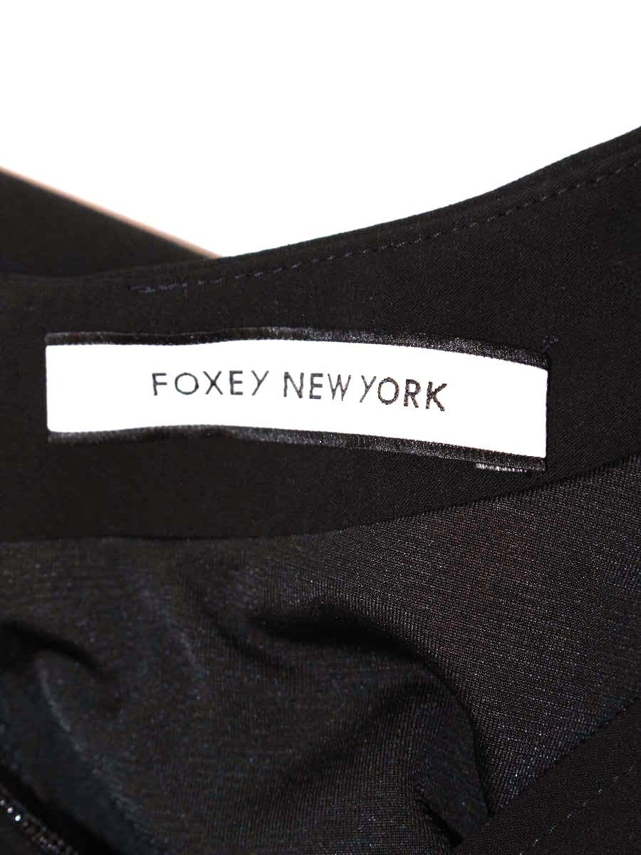 フォクシーニューヨーク トップス ビオラ 34250 Tシャツ カットソー 38 ブラック ITBURGYF6176