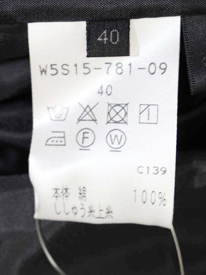 トゥービーシック W5S15-781-09 スカート 40 ブラック フレア ITKTX0NER8TM 【SALE】