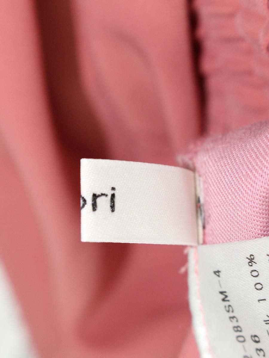 ヨリ YR2122-083SM パンツ 36 ピンク スラックス ウエストギャザー IT1ZF3ZJK9AU