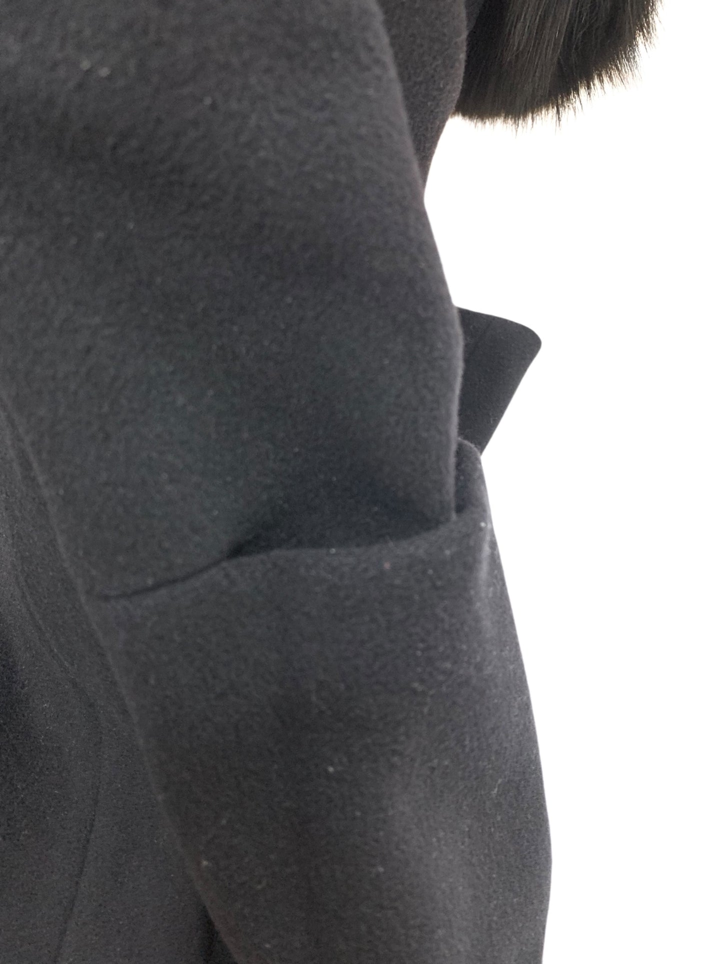 エリザ 27505111 ジャケット 1 ブラック フォックスファー衿 ブルゾン IT3F6MI8JFN0 【SALE】