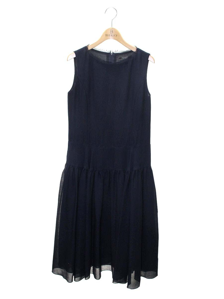 フォクシーブティック Dress Ronde 41450 ワンピース 38 ネイビー ITXGGV2HPZOG