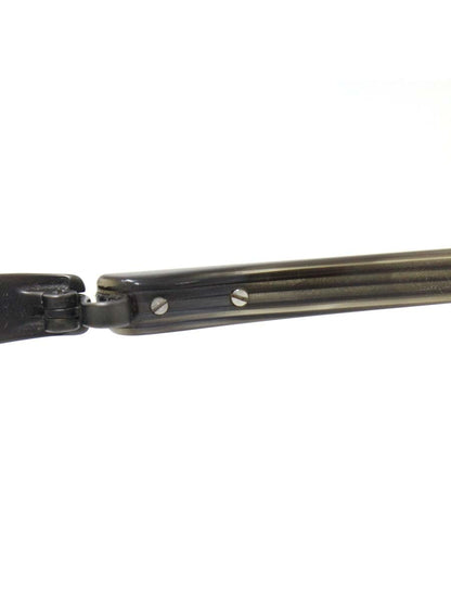 フォーナインズ メガネ ガンメタリック メタルフレーム ブロー ハーフリム（ナイロール） ITAXRADRPX5S