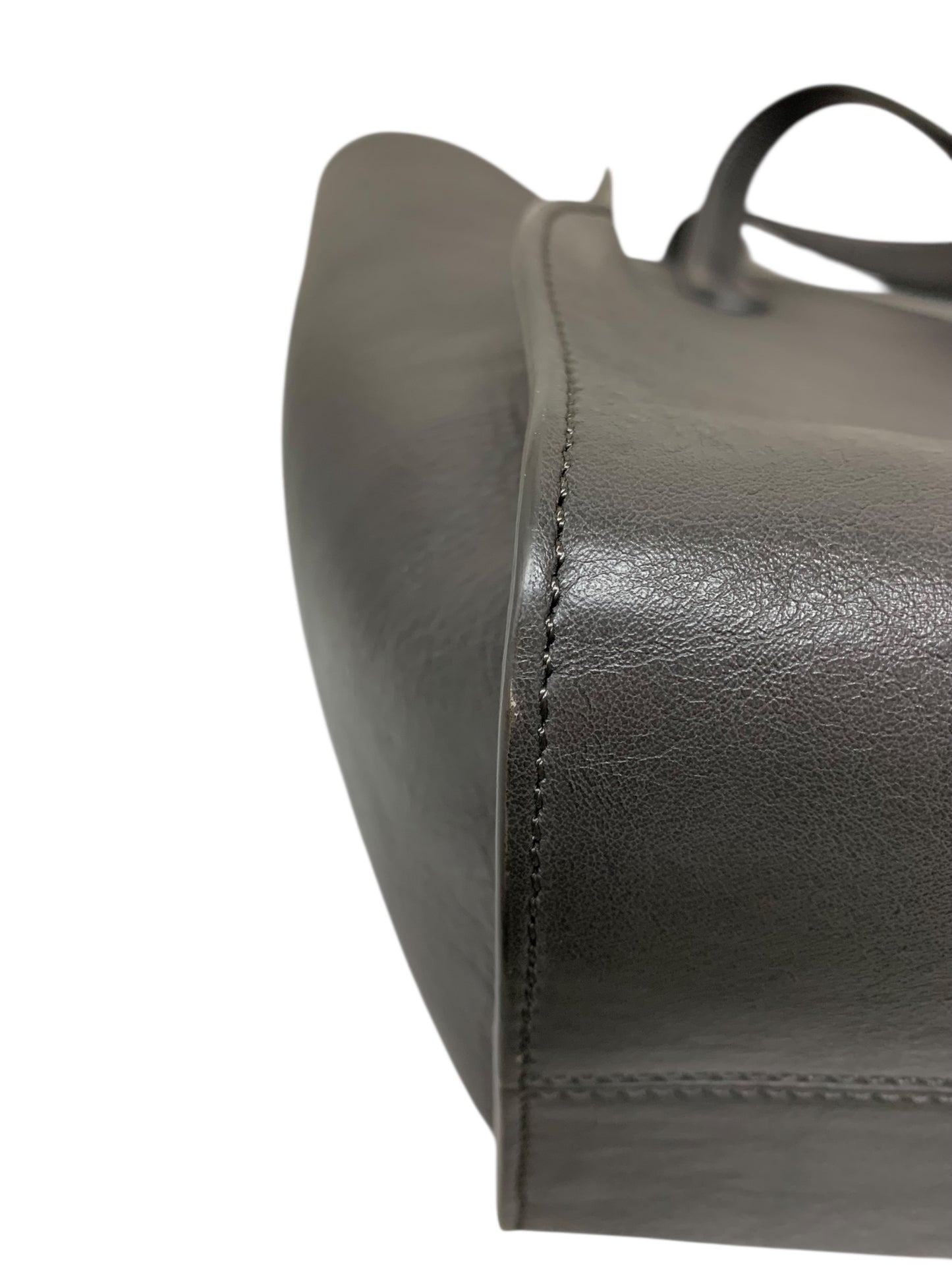 ヒロフ トートバッグ グレー レザー ITQHK249R1J0