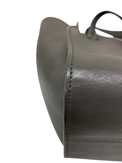 ヒロフ トートバッグ グレー レザー ITQHK249R1J0