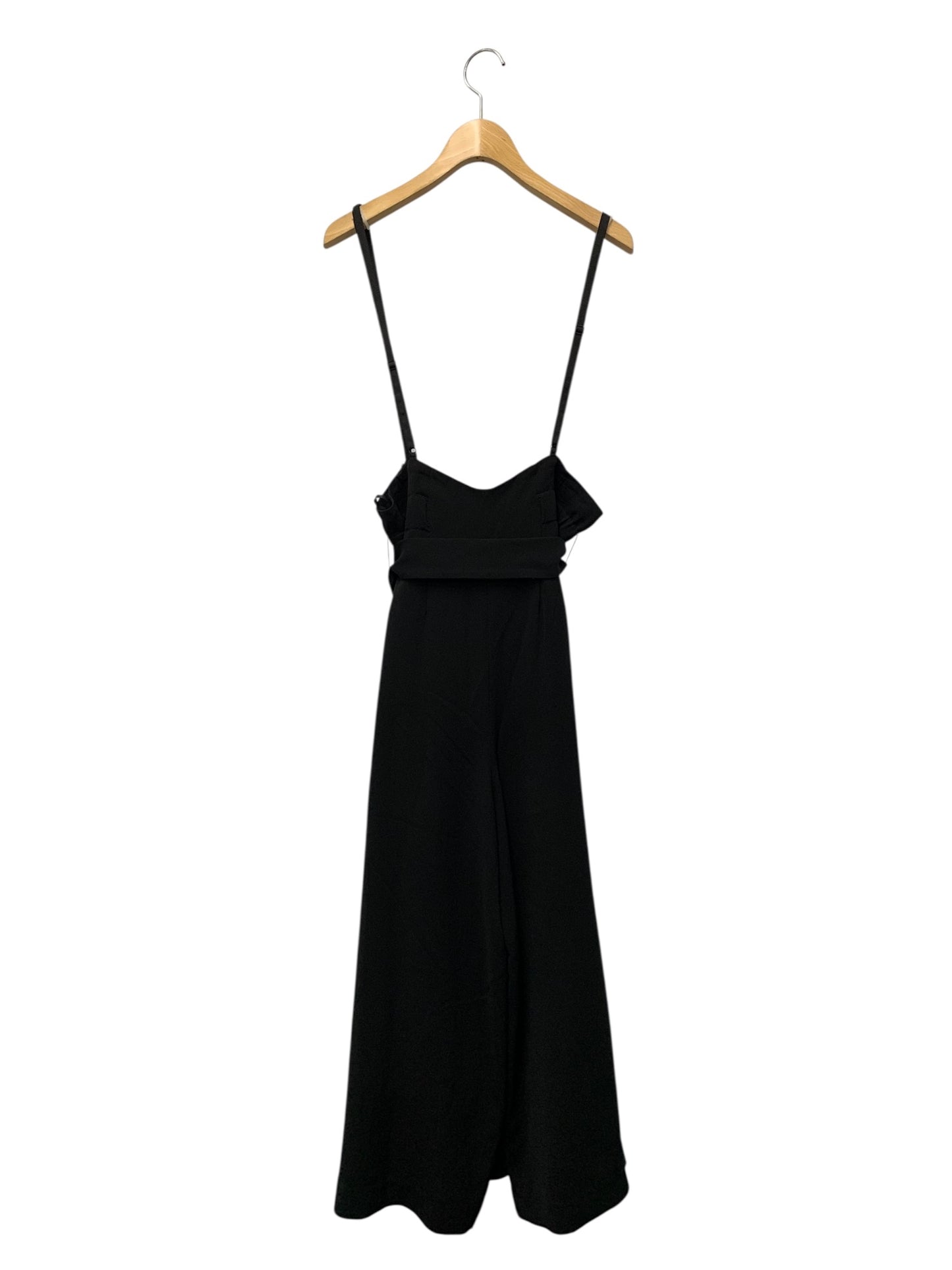 エムズグレイシー 216509 パンツ 40 ブラック サスペンダー付きワイドパンツ ITWEGYERKI5K