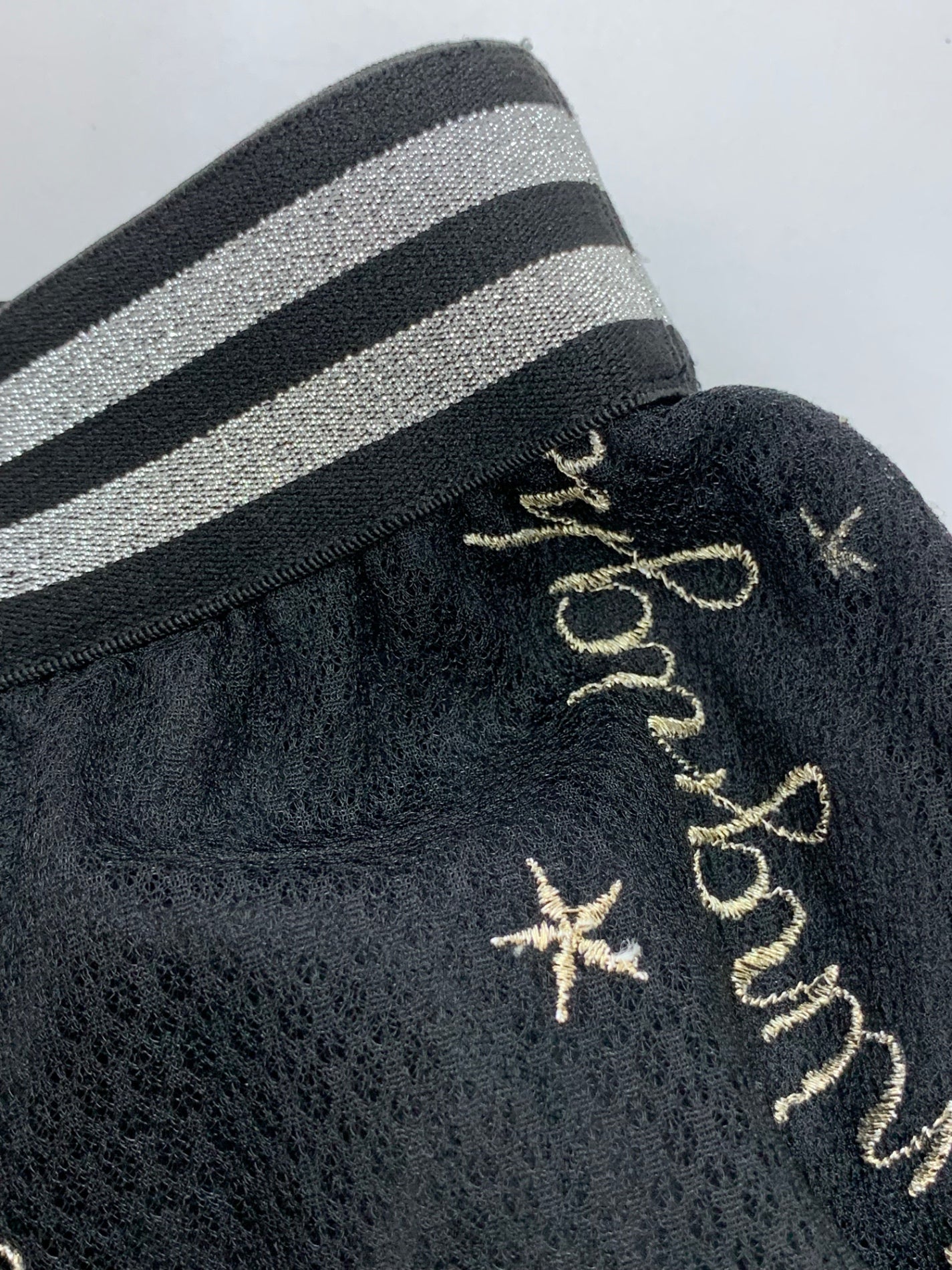 ダイアグラム 0322421198　 スカート 36 ブラック チュール  刺繍 星柄 ウエストゴム ITLJPLUSVFI8