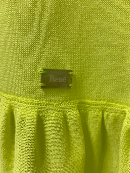 ルネ Knit Pullover 6622040 チュニック 34 ライムグリーン インスタ掲載品 ITN2UF7TU3GG